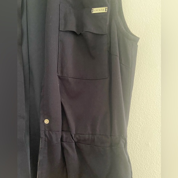 ESCADA 38 Navy Blue Vest size Medium - Picture 3 of 10